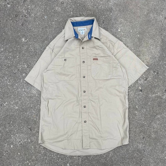 Carhartt Work Button-Up Men's Medium - Picture 2 of 4